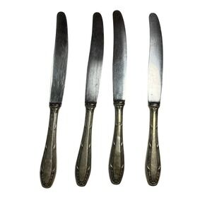 Vintage Set of (4) ROSTFREI Table Knives Germany Mid Century Modern 1960s